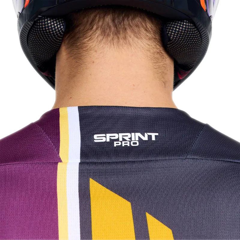 Troy Lee Designs Sprint Pro Men's Long Sleeve Jersey - Lowrider Sangria-8