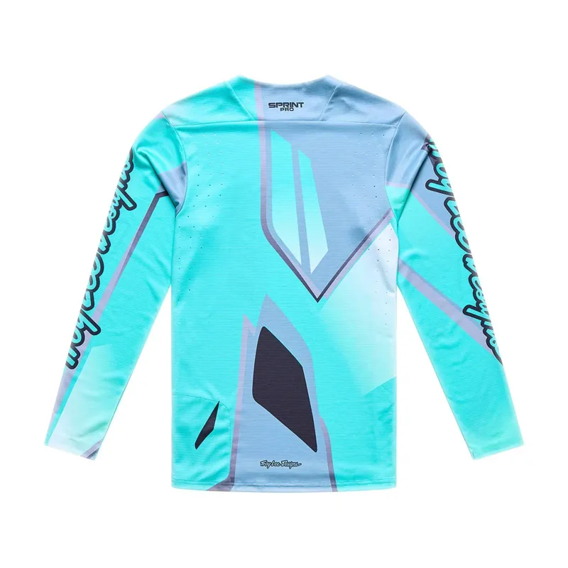 Troy Lee Designs Sprint Pro Men's Long Sleeve Jersey - Lowrider Real Teal-1