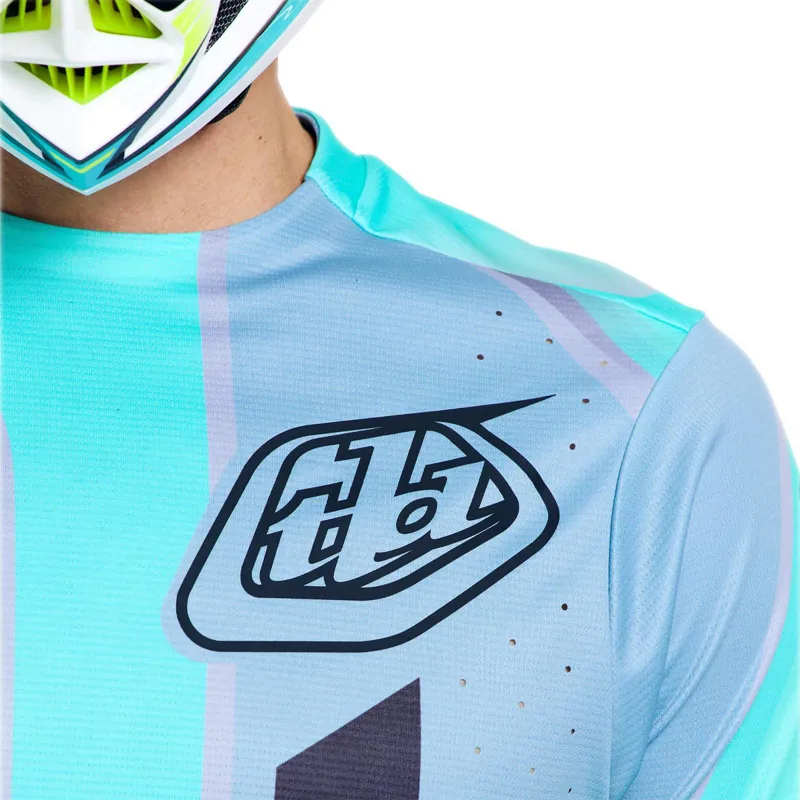 Troy Lee Designs Sprint Pro Men's Long Sleeve Jersey - Lowrider Real Teal-6