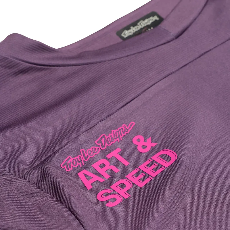 Troy Lee Designs Skyline Men's Short Sleeve Jersey - Radioscape Purple-2