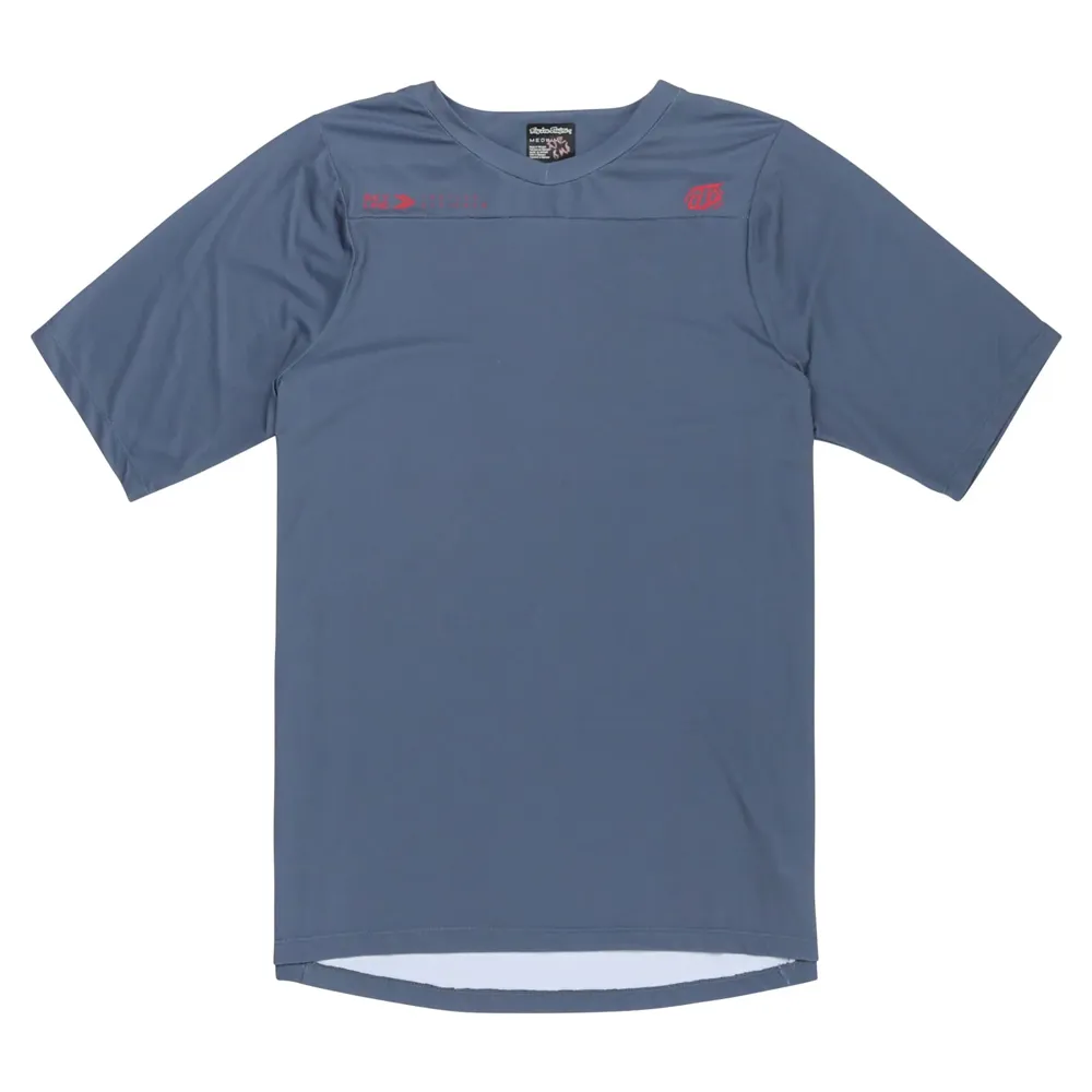 uPRISE Bikes Troy Lee Designs Skyline Men's Short Sleeve Jersey - Mono Steel Blue | Price match, 365 day return s, 18-Month Warranty, Finance Available & Free UK Delivery