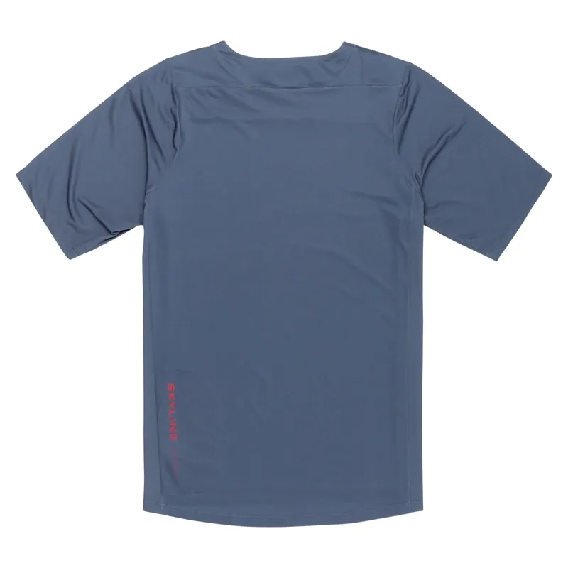 Troy Lee Designs Skyline Men's Short Sleeve Jersey - Mono Steel Blue-1