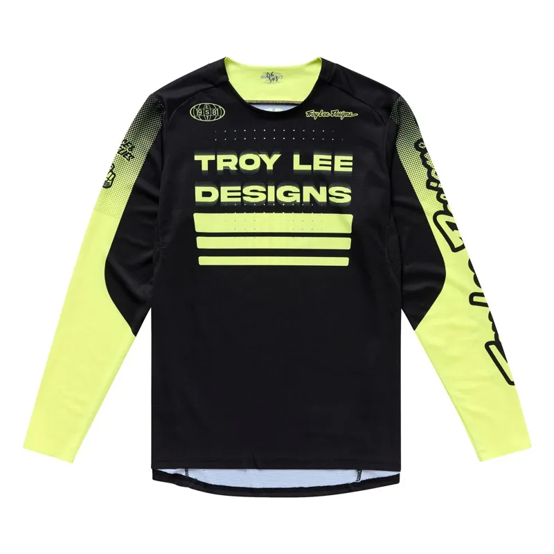 Troy Lee Designs Sprint Men's Long Sleeve Jersey - Segment Black