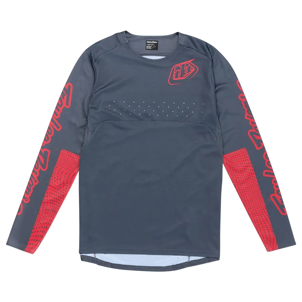 uPRISE Bikes Troy Lee Designs Sprint Men's Long Sleeve Jersey - Mono Steel Blue | Price match, 365 day return s, 18-Month Warranty, Finance Available & Free UK Delivery