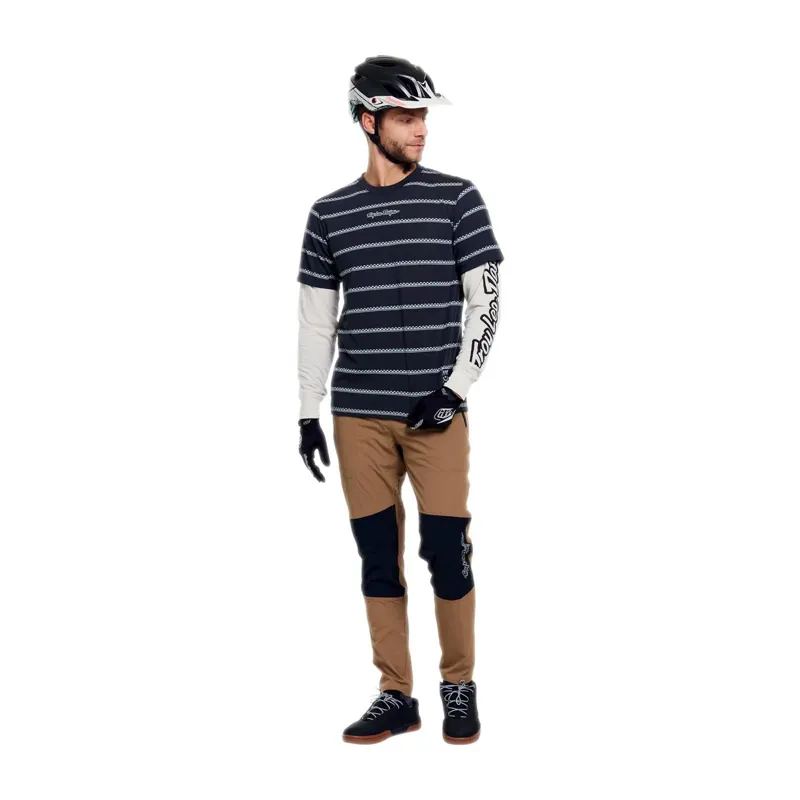 Troy Lee Designs Skyline Fakie Ride Men's Long Sleeve Technical T-Shirt - Stripe Carbon-9