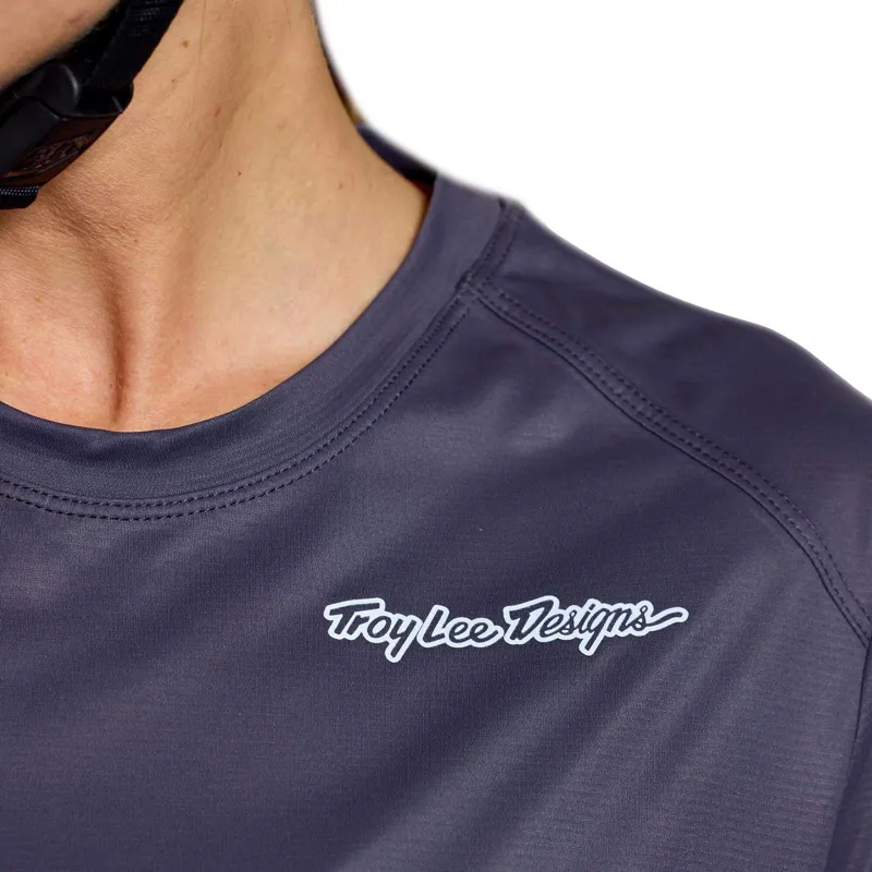Troy Lee Designs Lilium Pro Women's Short Sleeve Jersey - Mono Carbon-5