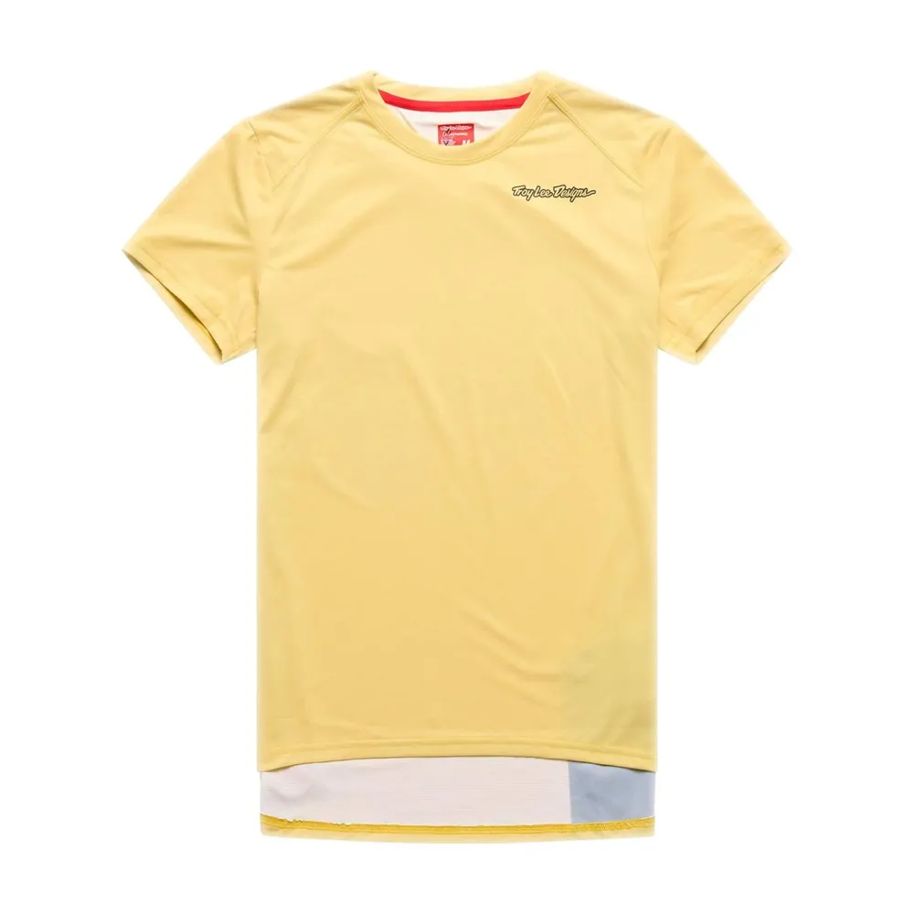 uPRISE Bikes Troy Lee Designs Lilium Pro Women's Short Sleeve Jersey - Mono Butter | Price match, 365 day returns, 18-Month Warranty, Finance Available & Free UK Delivery