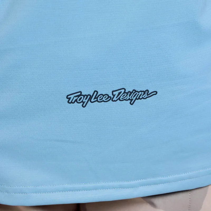 Troy Lee Designs Lilium Pro Women's Short Sleeve Jersey - Mono Dawn Blue-4