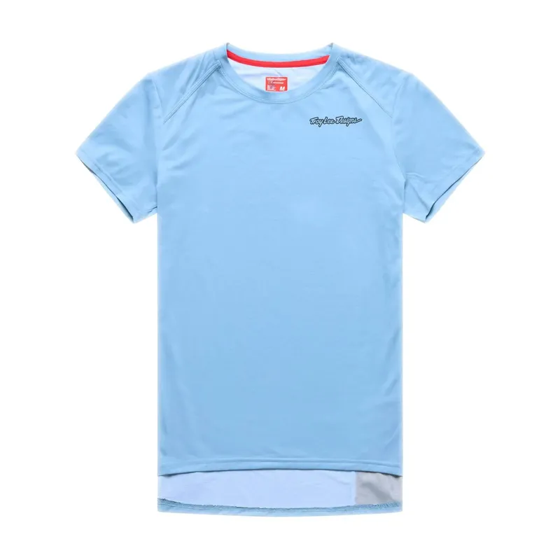 Troy Lee Designs Lilium Pro Women's Short Sleeve Jersey - Mono Dawn Blue