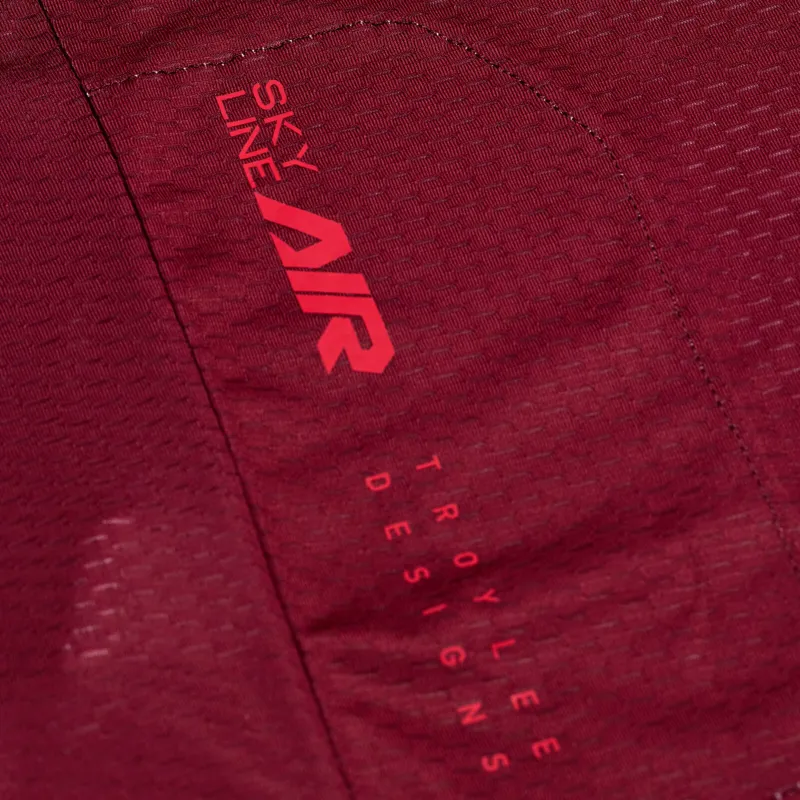 Troy Lee Designs Skyline Air Men's Short Sleeve Jersey - Mono Oxblood-4