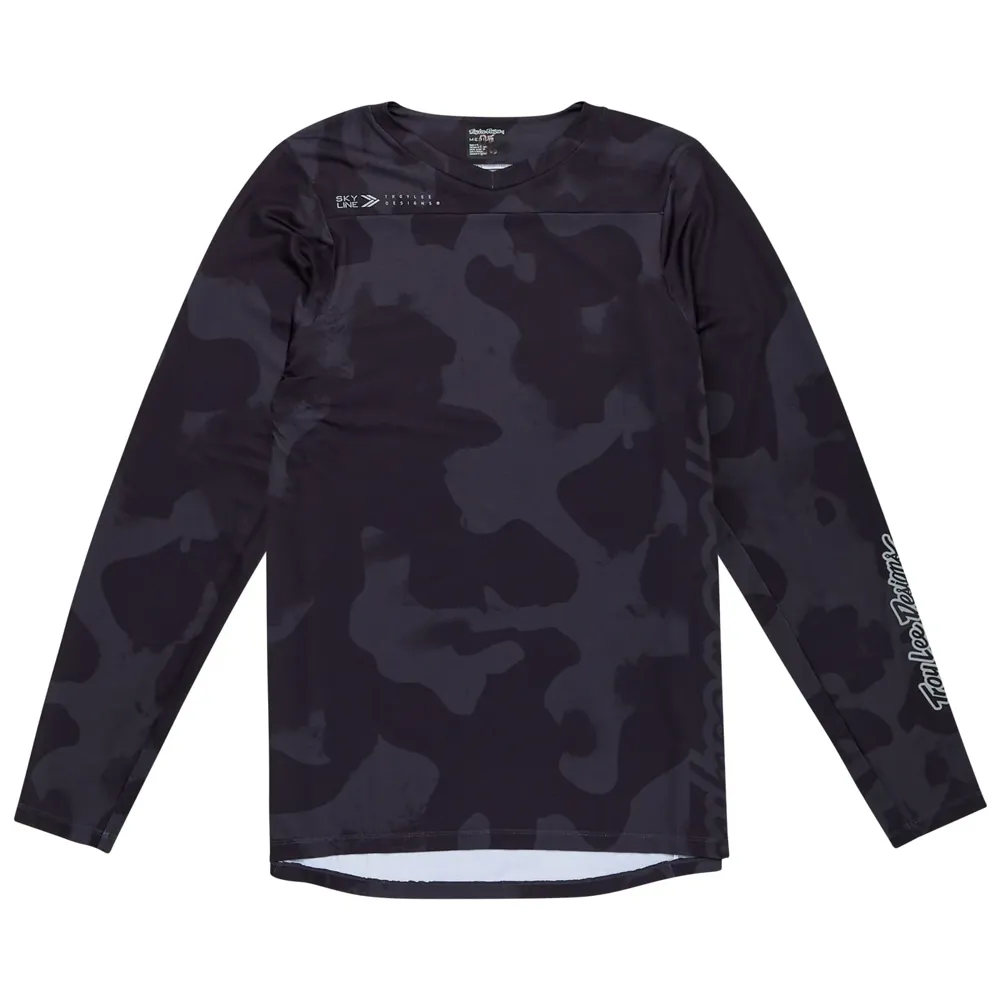 uPRISE Bikes Troy Lee Designs Skyline Men's Long Sleeve Jersey - Scrubland Black | Price match, 365 day return s, 18-Month Warranty, Finance Available & Free UK Delivery