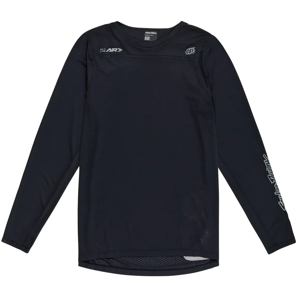 uPRISE Bikes Troy Lee Designs Skyline Men's Long Sleeve Jersey - Mono Black | Price match, 365 day return s, 18-Month Warranty, Finance Available & Free UK Delivery