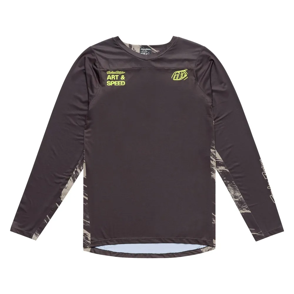 uPRISE Bikes Troy Lee Designs Skyline Men's Long Sleeve Jersey - Elemental Dark Earth | Price match, 365 day return s, 18-Month Warranty, Finance Available & Free UK Delivery