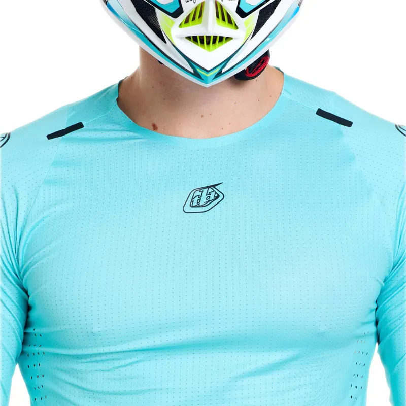 Troy Lee Designs Sprint Ultra  Men's Long Sleeve Jersey - Mono Real Teal-7