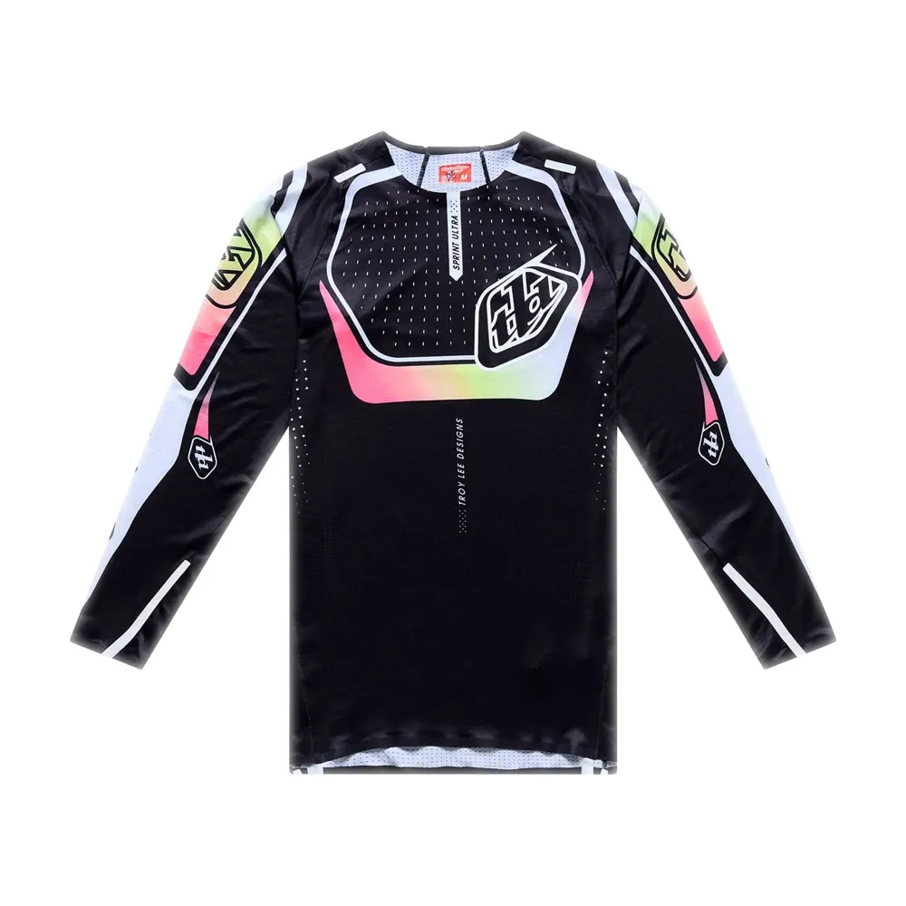 uPRISE Bikes Troy Lee Designs Sprint Ultra  Men's Long Sleeve Jersey - Proton Black | Price match, 365 day returns, 18-Month Warranty, Finance Available & Free UK Delivery