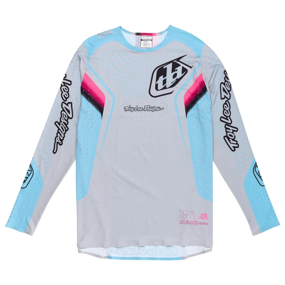 uPRISE Bikes Troy Lee Designs Sprint Ultra Men's Long Sleeve Jersey - Optic Mist | Price match, 365 day return s, 18-Month Warranty, Finance Available & Free UK Delivery
