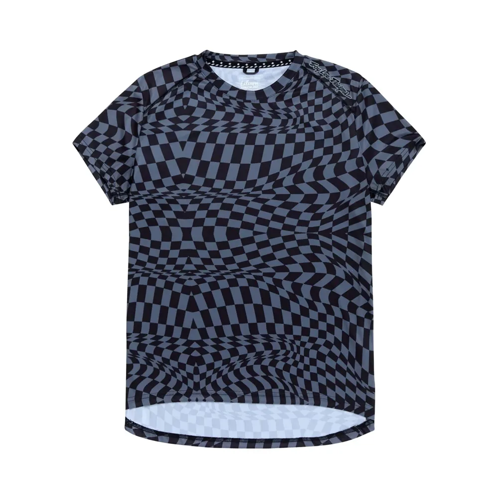 uPRISE Bikes Troy Lee Designs Lilium Women's Short Sleeve Jersey - Twisted Checkers Black | Price match, 365 day return s, 18-Month Warranty, Finance Available & Free UK Delivery