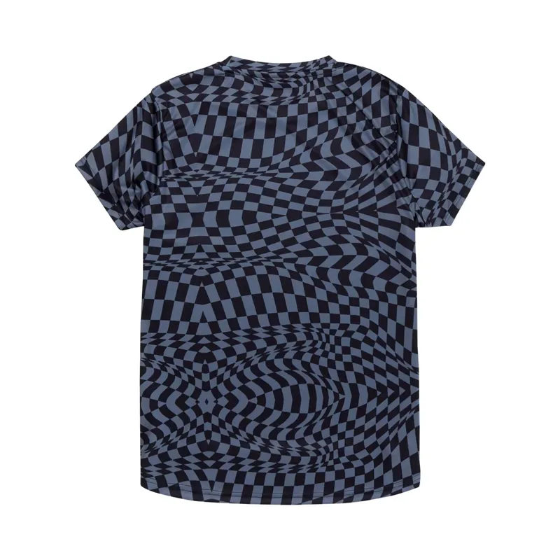 Troy Lee Lilium Women's Short Sleeve Jersey - Twisted Checkers Black-1