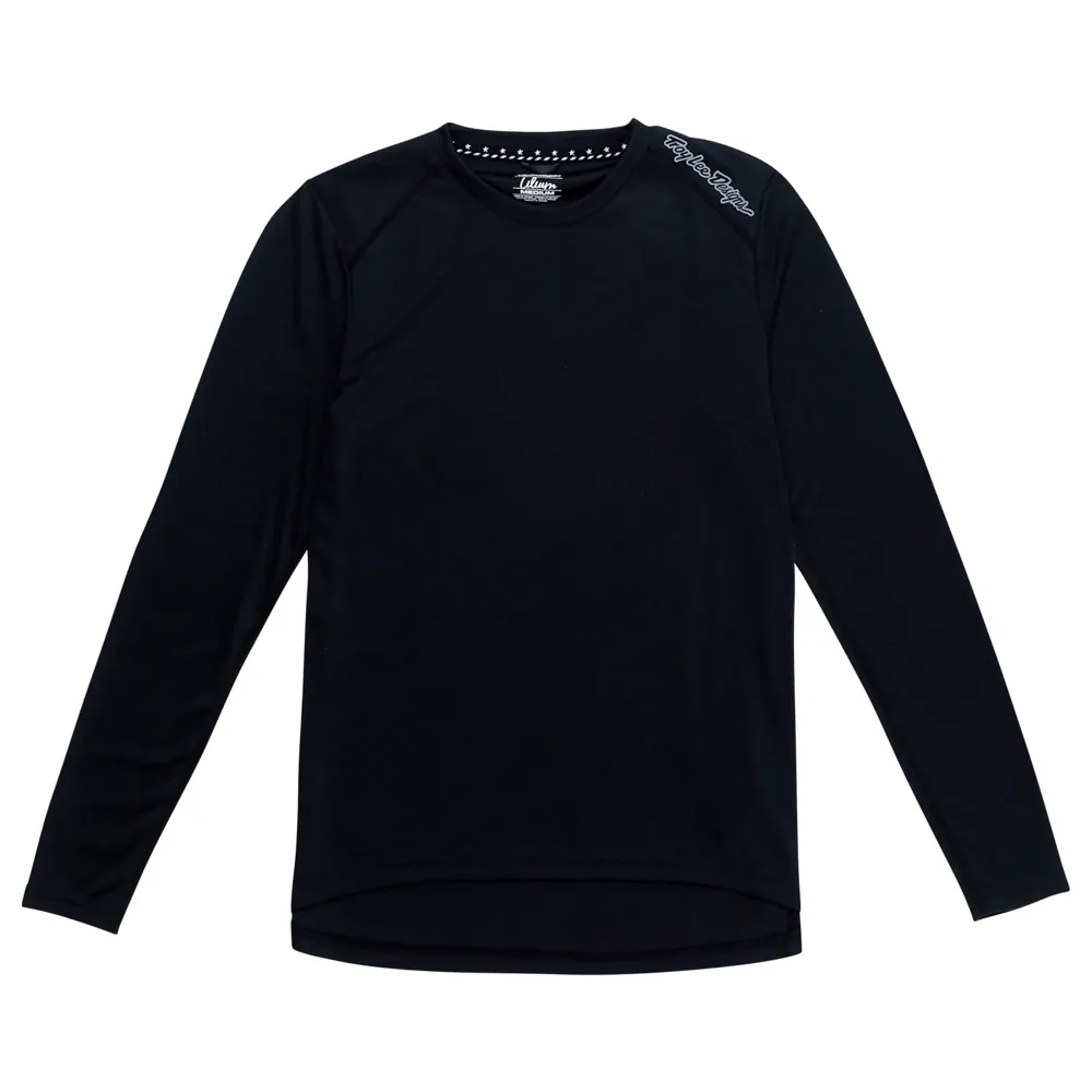 uPRISE Bikes Troy Lee Designs Lilium Women's Long Sleeve Jersey - Mono Black | Price match, 365 day return s, 18-Month Warranty, Finance Available & Free UK Delivery