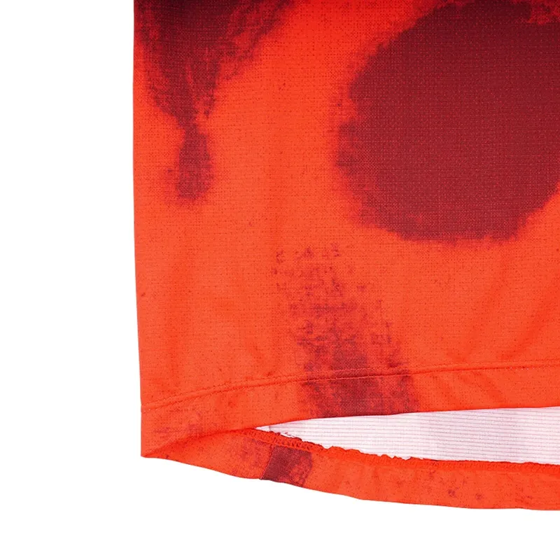 Troy Lee Designs Flowline Youth Short Sleeve Jersey - Flared Fiery Red-3