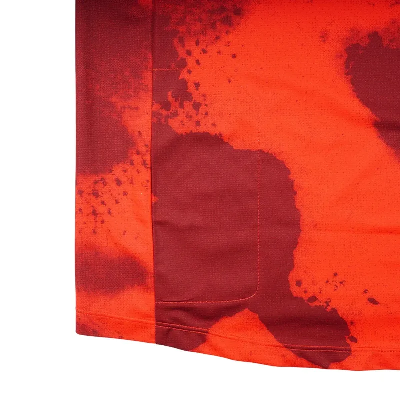 Troy Lee Designs Flowline Youth Short Sleeve Jersey - Flared Fiery Red-4