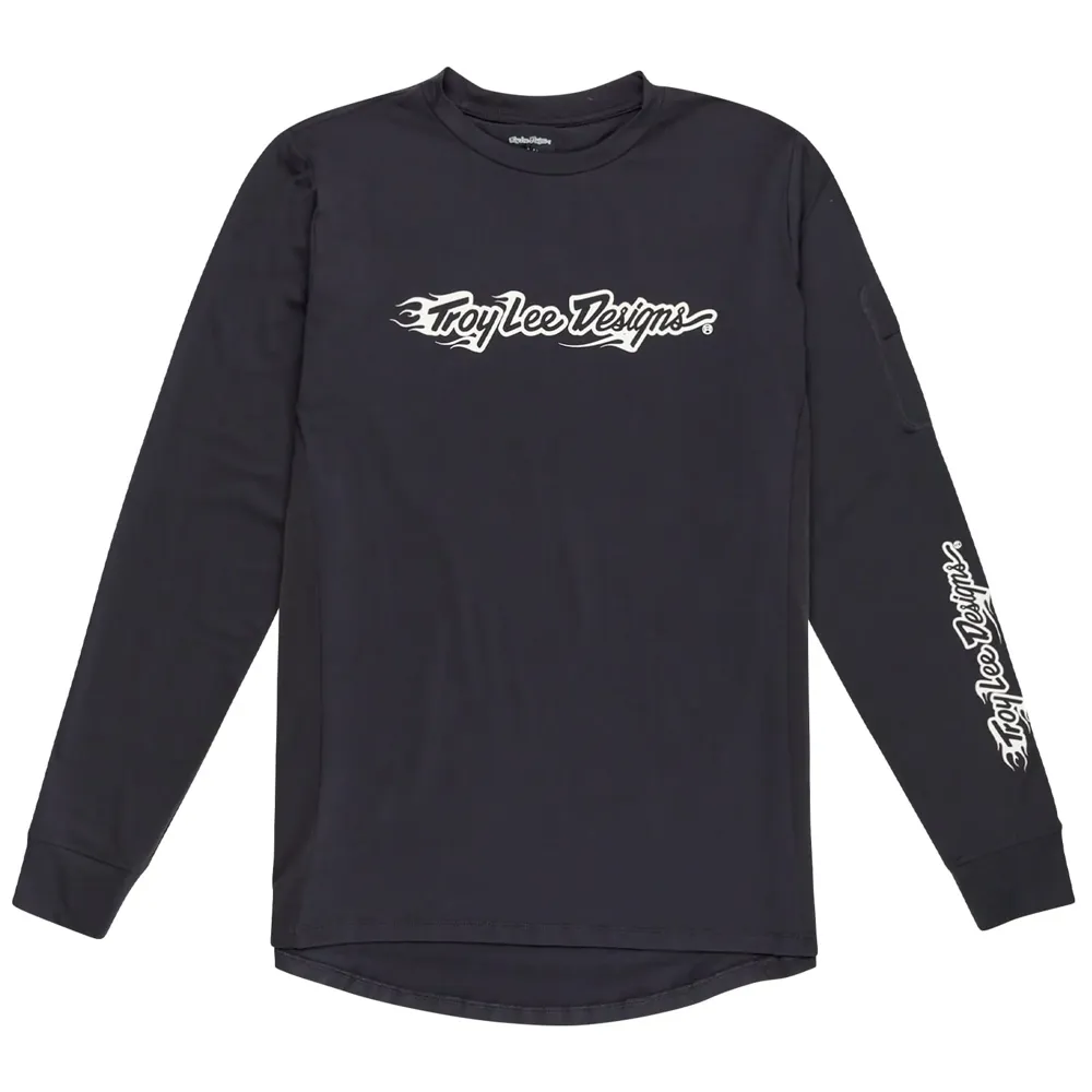 uPRISE Bikes Troy Lee Designs Ruckus Long Sleeve Men's Jersey - Burn Out Carbon | Price match, 365 day return s, 18-Month Warranty, Finance Available & Free UK Delivery