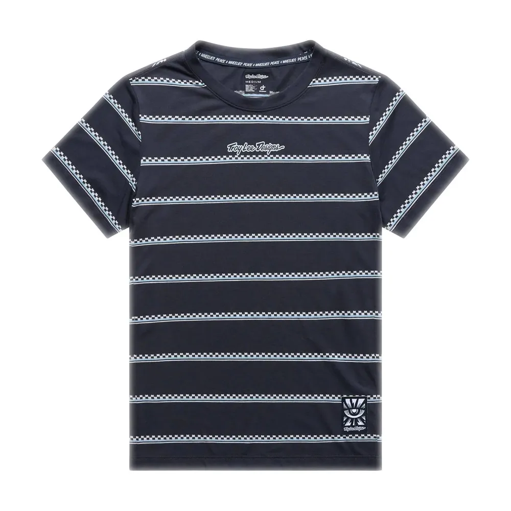 uPRISE Bikes Troy Lee Designs Lilium Ride Women's Technical T-Shirt - Checked Out Carbon | Price match, 365 day returns, 18-Month Warranty, Finance Available & Free UK Delivery