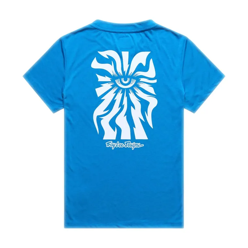 Troy Lee Designs Lilium Ride Women's Technical T-Shirt - One Eye Aero Blue-1