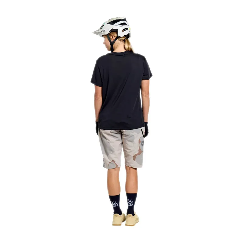 Troy Lee Designs Lilium Ride Women's Technical T-Shirt - Signature Black-10