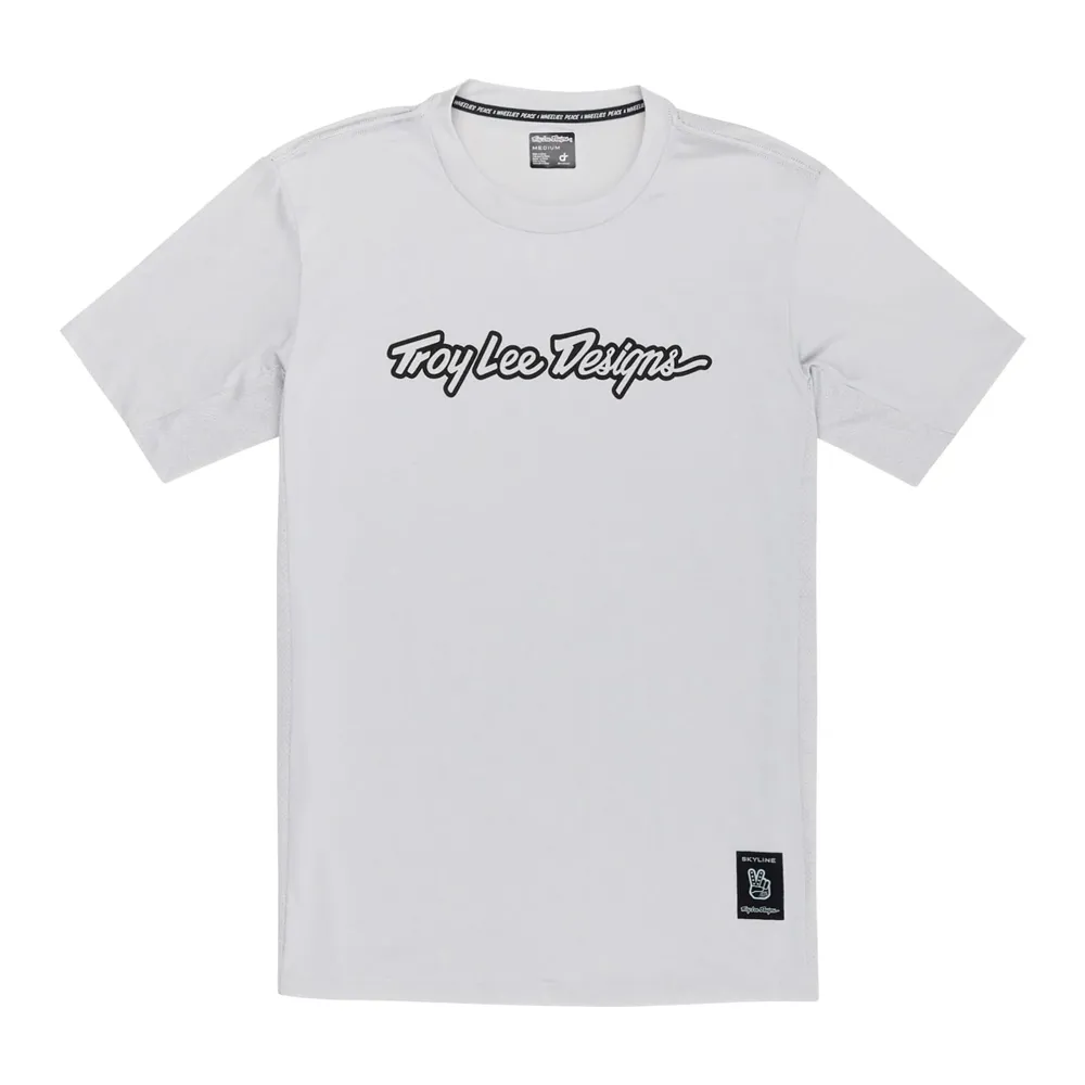 uPRISE Bikes Troy Lee Designs Skyline Ride Men's Short Sleeve Jersey - Signature Mist | Price match, 365 day return s, 18-Month Warranty, Finance Available & Free UK Delivery