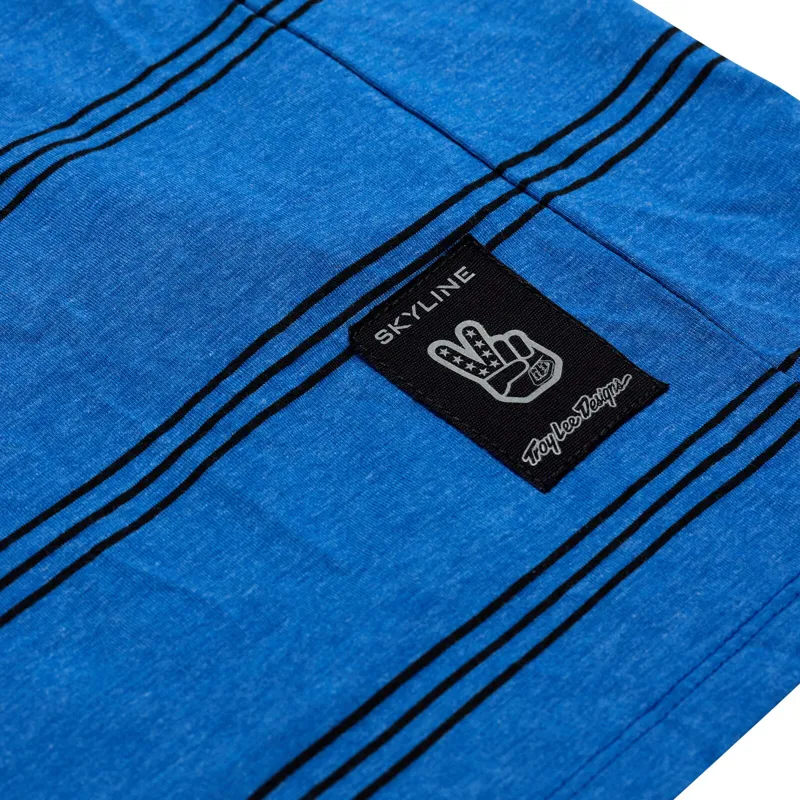 Troy Lee Designs Skyline Ride Men's Short Sleeve Jersey - Washed Out Cobalt-2