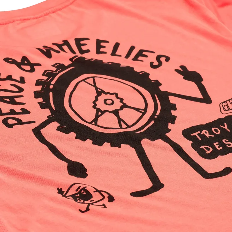 Troy Lee Designs Skyline Ride Men's Long Sleeve Jersey - Melon-4