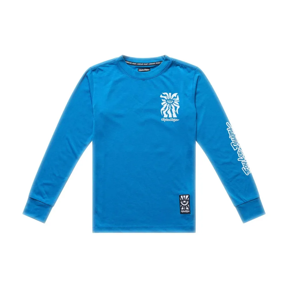 uPRISE Bikes Troy Lee Designs Skyline Ride One Eye Youth Long Sleeve T-Shirt - Aero Blue | Price match, 365 day returns, 18-Month Warranty, Finance Available & Free UK Delivery