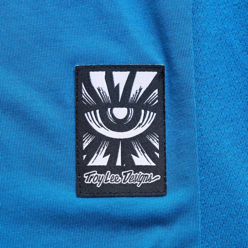 Troy Lee Designs Skyline Ride One Eye Youth Long Sleeve T-Shirt - Aero Blue-4