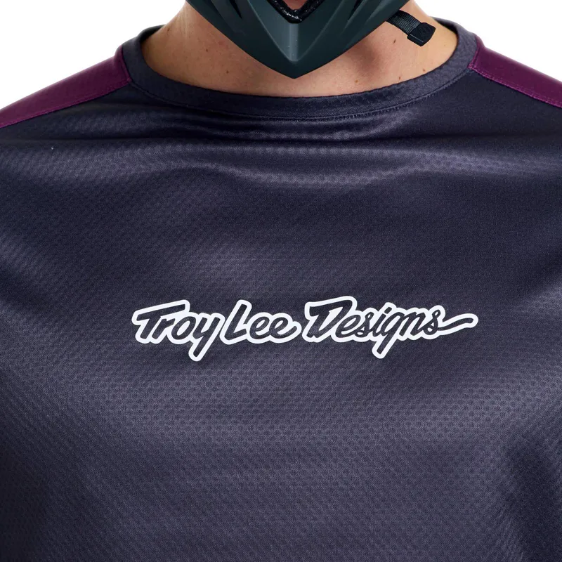 Troy Lee Designs Stage Men's Long Sleeve Jersey - Signature Carbon -5