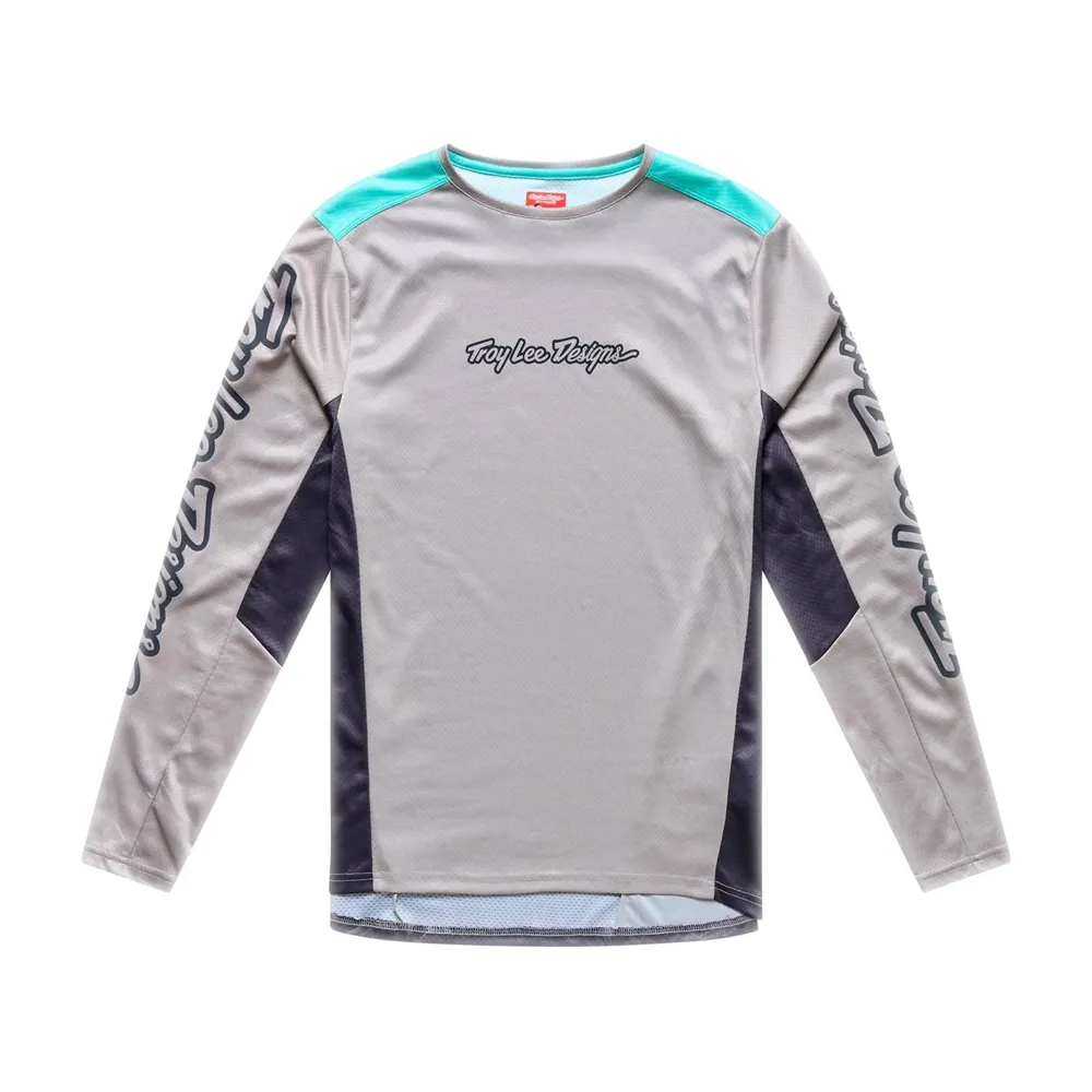 uPRISE Bikes Troy Lee Designs Stage Men's Long Sleeve Jersey - Signature Stone | Price match, 365 day returns, 18-Month Warranty, Finance Available & Free UK Delivery