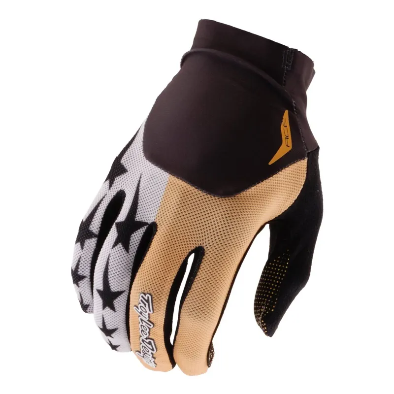 Troy Lee Designs Ace Long Finger Gloves - Yo Moto Butter