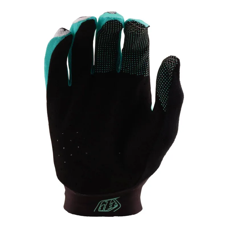 Troy Lee Designs Ace Long Finger Gloves - Yo Moto Real Teal-1