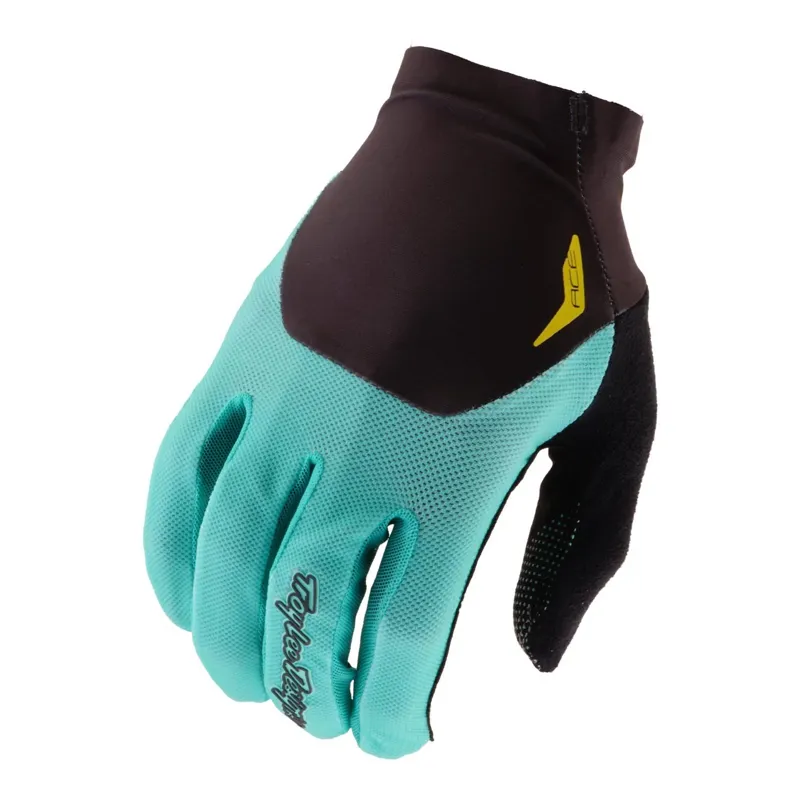 Troy Lee Designs Ace Long Finger Gloves - Solid Real Teal