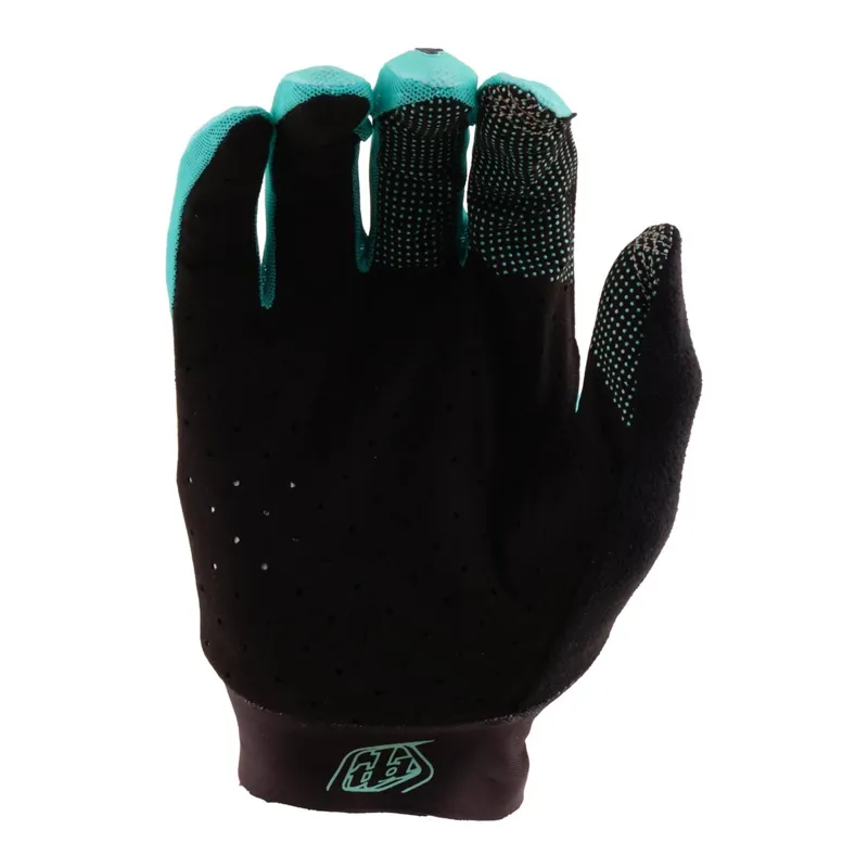 Troy Lee Designs Ace Long Finger Gloves - Solid Real Teal-1