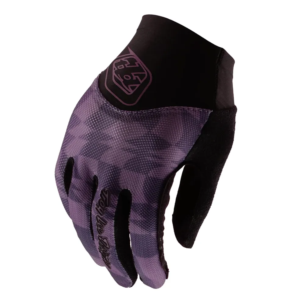 uPRISE Bikes Troy Lee Designs Ace 2.0 Women's Gloves - Twisted Checkers Purple | Price match, 365 day return s, 18-Month Warranty, Finance Available & Free UK Delivery