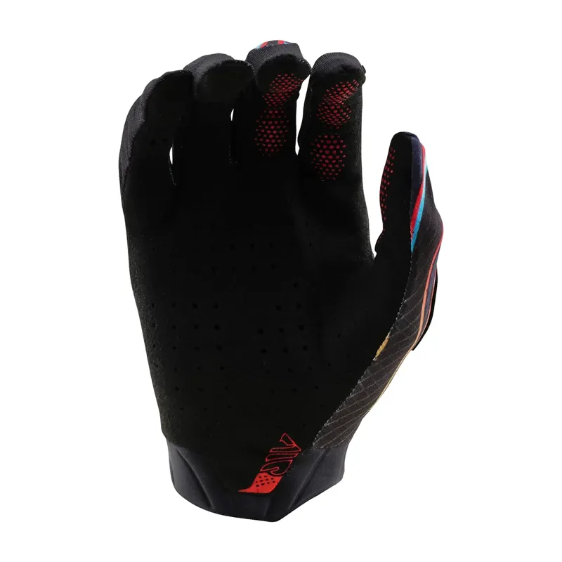 Troy Lee Designs Air Men's Long Finger Gloves - Torched Black/Red-1