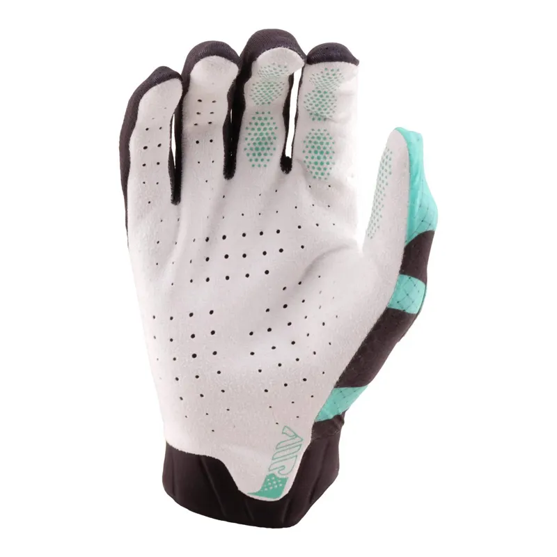 Troy Lee Designs Air Long Finger Gloves - Cyclops Carbon/Real Teal-1