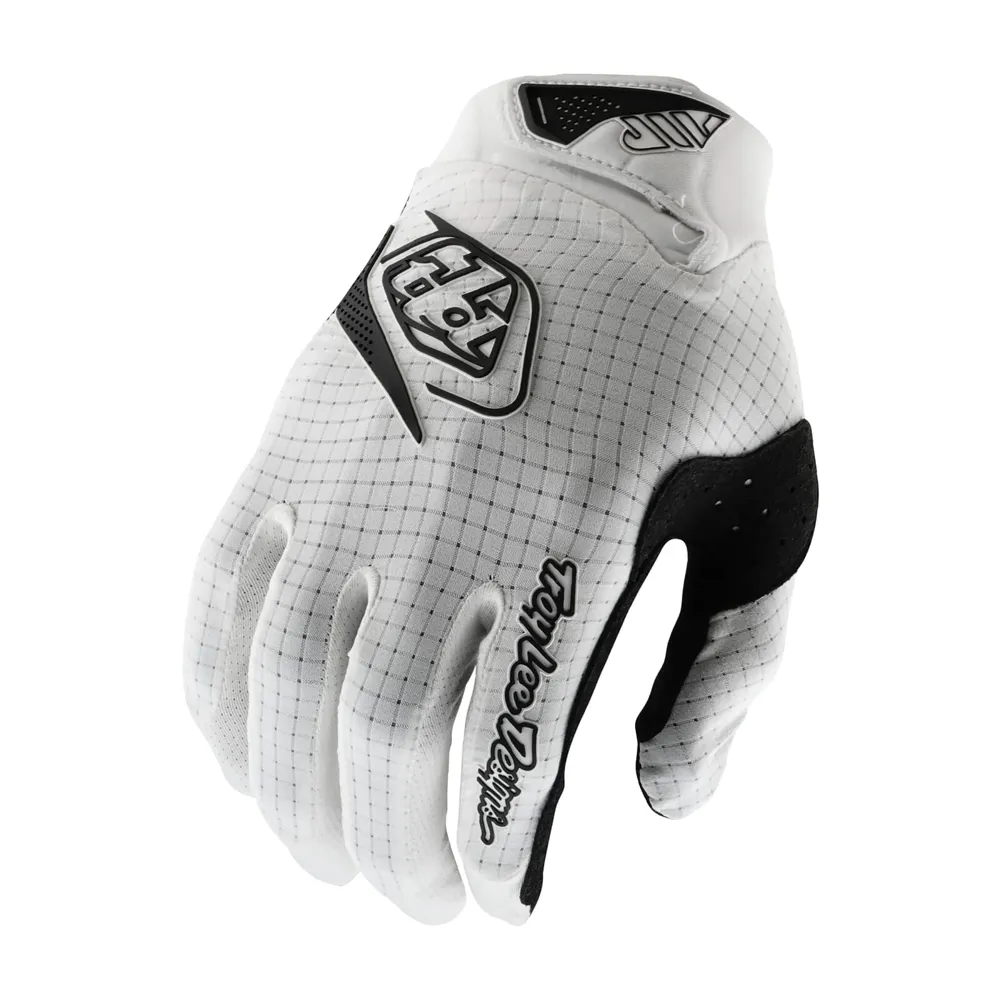 uPRISE Bikes Troy Lee Designs Air Men's Long Finger Gloves - Mono White | Price match, 365 day return s, 18-Month Warranty, Finance Available & Free UK Delivery