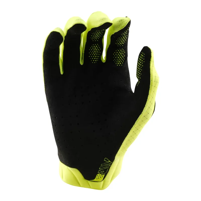Troy Lee Designs Air Long Finger Gloves - Mono Flo Yellow-1