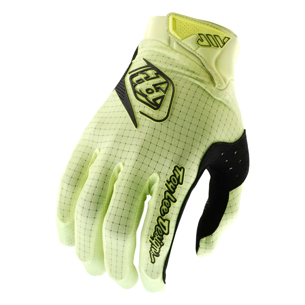 uPRISE Bikes Troy Lee Designs Air Men's Long Finger Gloves - Mono Glo Yellow | Price match, 365 day return s, 18-Month Warranty, Finance Available & Free UK Delivery
