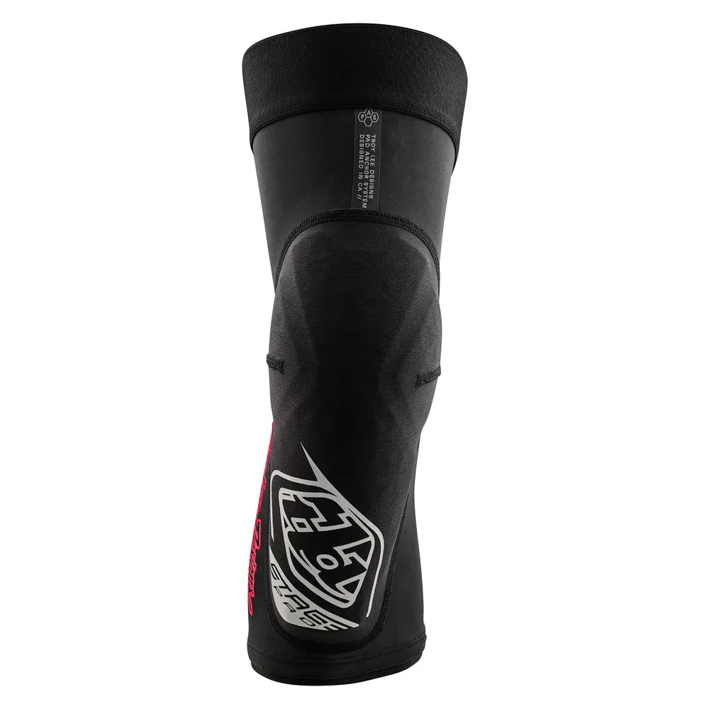 uPRISE Bikes Troy Lee Designs Stage Pro Knee Guards - Solid Black | Price match, 365 day returns, 18-Month Warranty, Finance Available & Free UK Delivery
