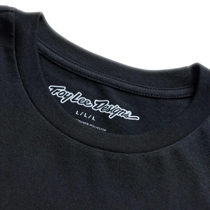 Troy Lee Designs Feather Men's Short Sleeve T-Shirt - Feather Black-3