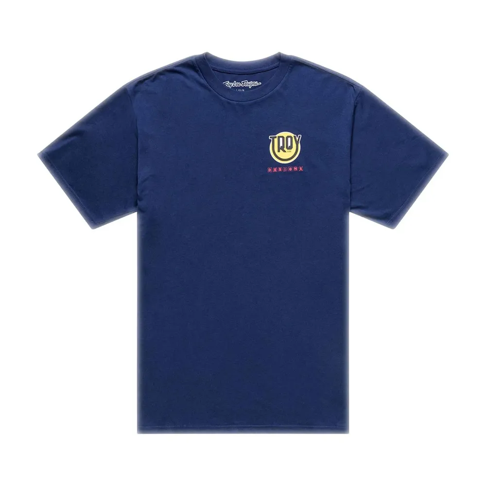 uPRISE Bikes Troy Lee Designs Happy Dayz Men's Short Sleeve T-Shirt - Navy | Price match, 365 day returns, 18-Month Warranty, Finance Available & Free UK Delivery