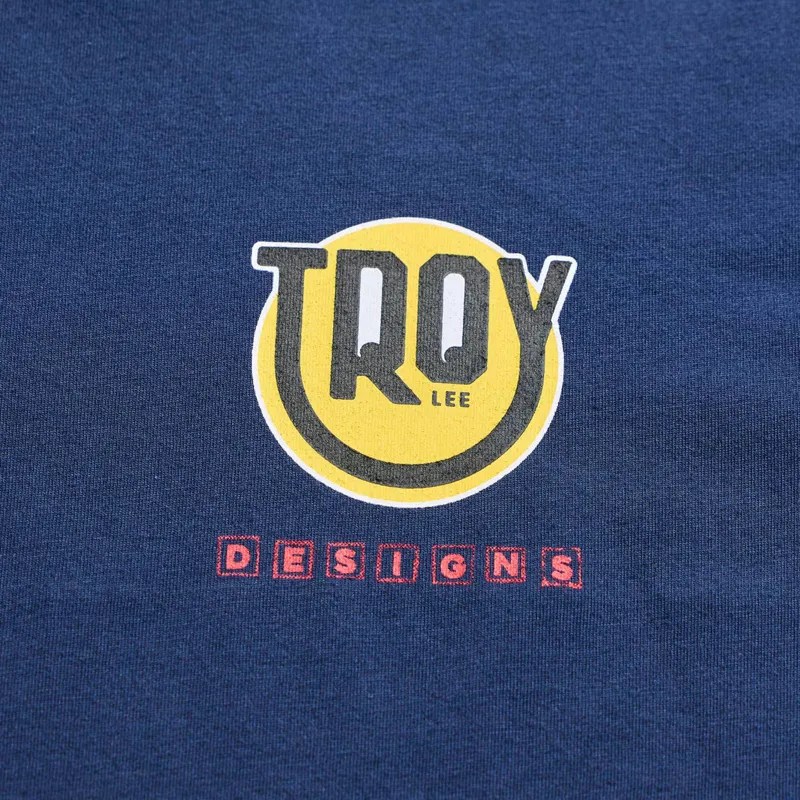 Troy Lee Designs Happy Dayz Men's Short Sleeve T-Shirt - Navy-2